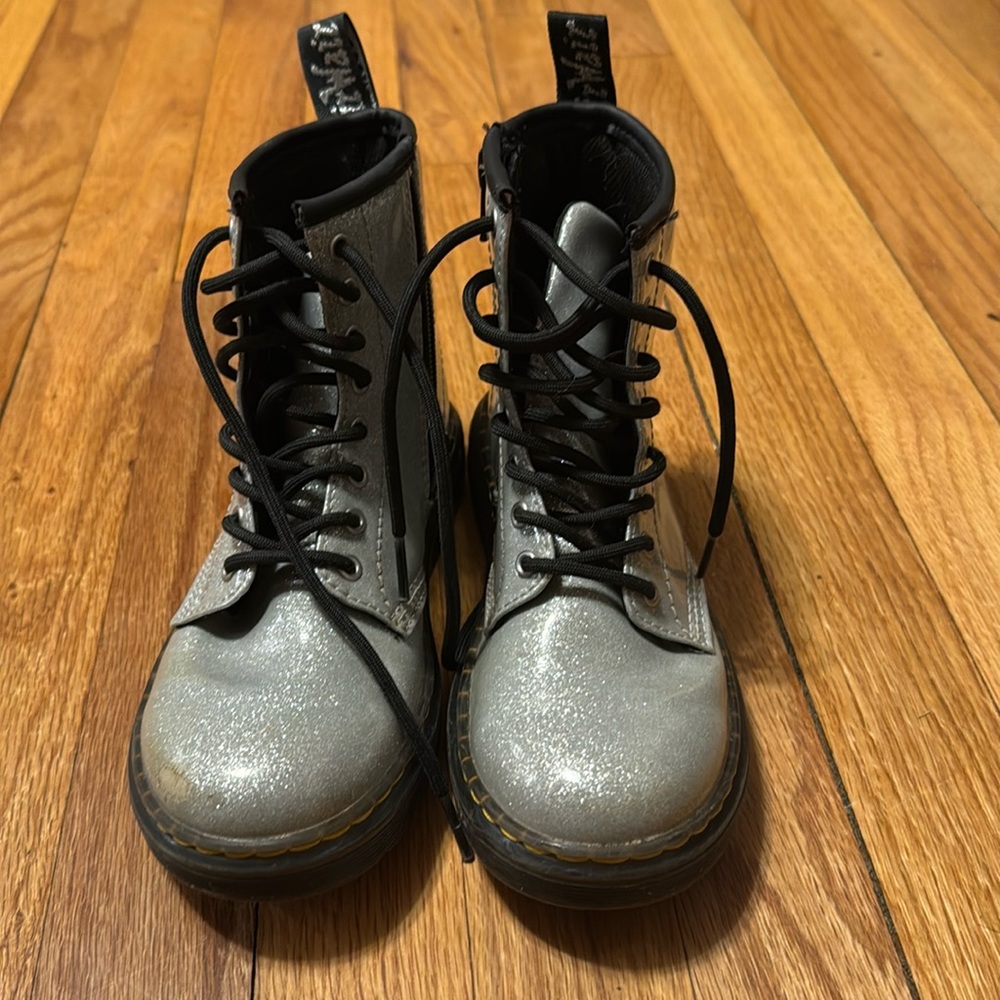 Dr. Martens Junior's 1460 Glitter Lace Up Boots